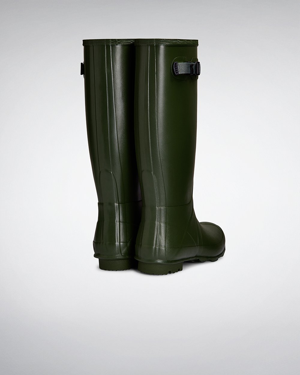 Bottes Hautes de Pluie Hunter Norris Field Neoprene Lined Femme Vert JPXSFUR-06